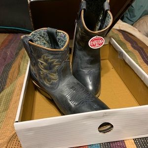 Blue leather Laredo Dan Post boots